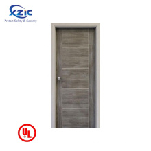 Luxo bonito American Villa Door Front Door Fire Certificado Hotel Porta de madeira 90 minutos MDF Wood Composite